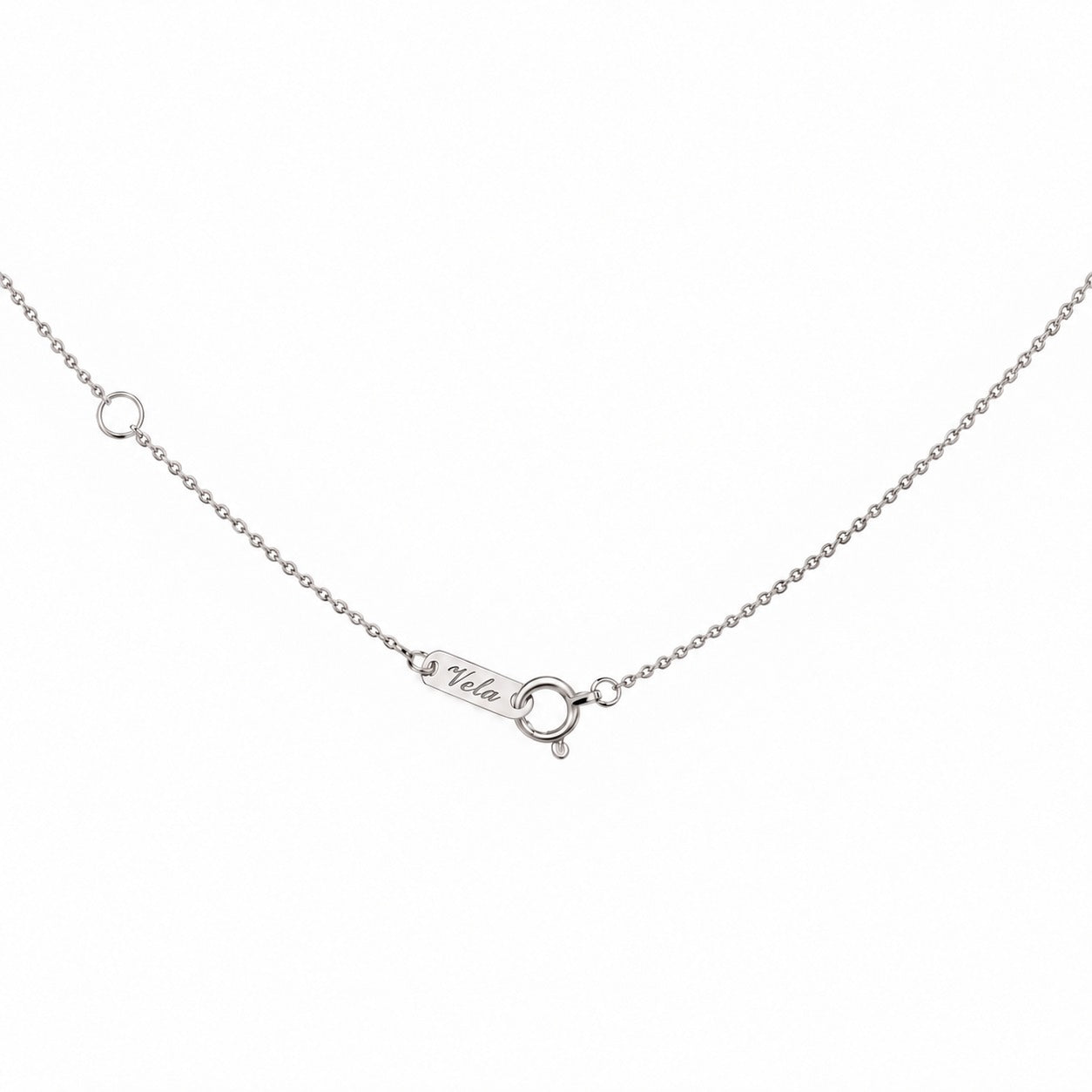 Vela Diamond ネックレス チェーン留め具 プラチナ（Velaロゴプレート付き）