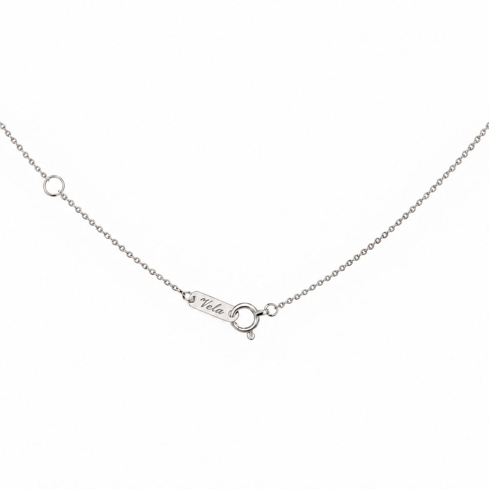 Vela Diamond ネックレス チェーン留め具 プラチナ（Velaロゴプレート付き）